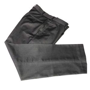 Axist Men’s Flat Front Charcoal Dress Pants